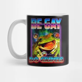 Vintage Frog Crimes Mug